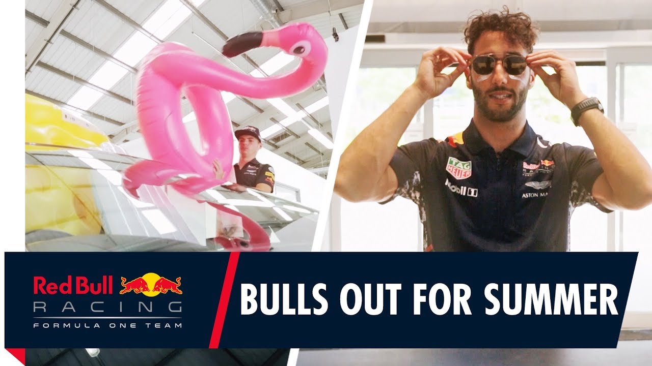 Ricciardo & Verstappen up for F1 summer break!