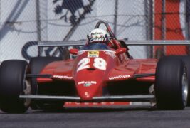 Didier Peroni driving the 126C2 in 1982