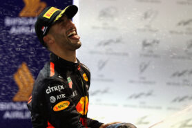 Daniel Ricciardo Red Bull 2nd place Singapore GP F1/2017