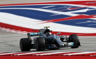 Formule 1 - Mercedes-AMG Petronas Motorsport, Verenigde Staten GP 2017. Valtteri Bottas