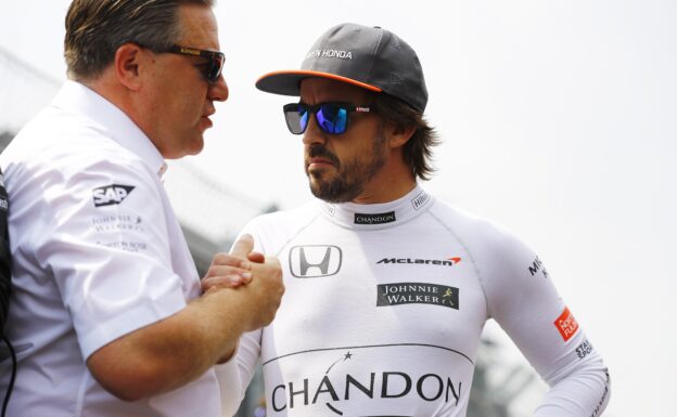 Zak Brown wants Alonso to stay in F1 1 McLaren closes door on Alonso's F1 return