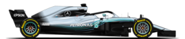 F1 : calendrier officiel de la saison 2019  Mercedes-w09-270x57