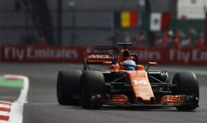 Autodromo Hermanos Rodriguez, Mexico City, Mexico. Sunday 29 October 2017. Fernando Alonso, McLaren MCL32 Honda.