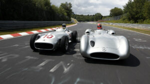 1954 The debut for the Silver Arrows of Mercedes