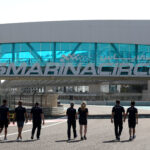 Sauber F1 Team atmosphere. Track walk. Yas Marina Circuit Abu Dhabi GP Thursday 23/11/17