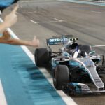 Valtteri Bottas wns the Abu Dhabi GP with the Mercedes W08 (2017)