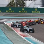 Formula One - Mercedes-AMG Petronas Motorsport, Abu Dhabi GP 2017. Lewis Hamilton, Valtteri Bottas