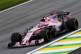 Esteban Ocon (FRA) Sahara Force India F1 VJM10. Brazilian Grand Prix 2017. Sao Paulo, Brazil.