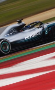 Mercedes W09-Video von Runden um Silverstone
