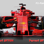 Ferrari SF71H VS Ferrari SF70H front view