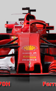 Erster Vergleich Ferrari SF71H VS Ferrari SF70H
