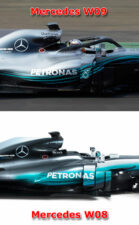 2018 Mercedes W09 F1 car launch pictures