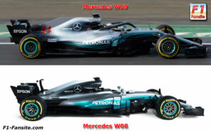 2018 Mercedes W09 F1 car launch pictures