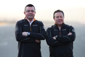Zak Brown Eric Boullier McLaren MCL33 2018