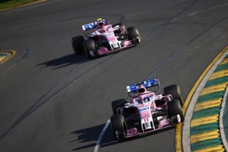 Force India on track Australian GP F1/2018