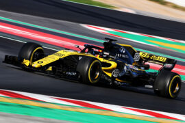 Carlos Sainz Jr (ESP) Renault Sport F1 Team RS18. Formula One Testing, Day 2, Wednesday 7th March 2018. Barcelona, Spain.