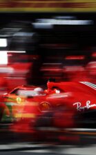 Sebastian Vettel Ferrari SF71H on track Australian GP F1/2018