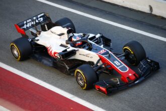 Romain Grosjean，Haas VF-18，Circuit de Catalunya，Barcelona，Spain（2018）