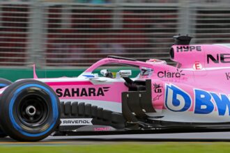 Sergio Perez (MEX) Sahara Force India F1 VJM11. Australian Grand Prix 2018. Albert Park, Melbourne, Australia.