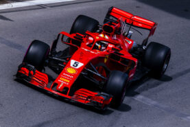 Sebastian Vettel Ferrari Azerbaijan GP F1/2018