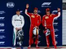 Valtteri Bottas, Sebastian Vettel & Kimi Raikkonen Chinese GP F1/2018