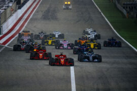 Startgrid Bahrein GP F1 / 2018.