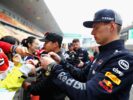 Max Verstappen with fans Chinese GP F1/2018
