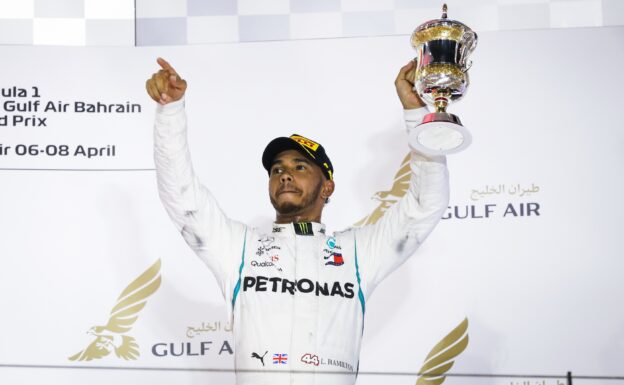 Hamilton hints at long-term Mercedes deal 1 Formula One - Mercedes-AMG Petronas Motorsport, Bahrain GP 2018. Lewis Hamilton