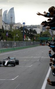 Esports Champ Brendon Leigh onboardlap of Baku