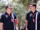 (L to R): Otmar Szafnauer (USA) Sahara Force India F1 Chief Operating Officer with Andy Stevenson (GBR) Sahara Force India F1 Team Manager. Bahrain Grand Prix 2018.