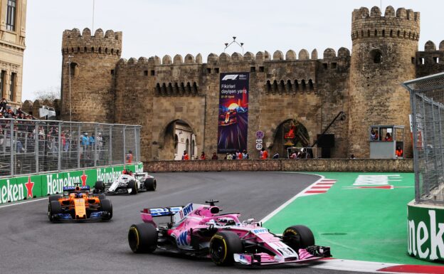 Baku boss says Miami won't replace race 1 Sergio Perez (MEX) Sahara Force India F1 VJM11. Azerbaijan Grand Prix, Sunday 29th April 2018. Baku City Circuit, Azerbaijan.