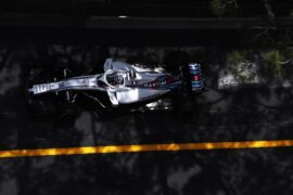 Lance Stroll Williams on track at Monaco GP F1/2018.