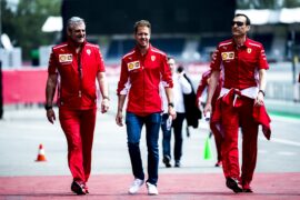 Sebastian Vettel Ferrari Spanish GP F1/2018