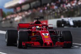 Sebastian Vettel Ferrari Spanish GP F1/2018