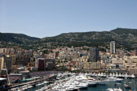 Daniel Ricciardo Red Bull Kilpailu RB14 TAG Heuer -kiertueella Monacon Formula-Grand-palkinnon saajaksi Circuit de Monacossa toukokuussa 26, 2018 Monte-Carlo, Monaco.