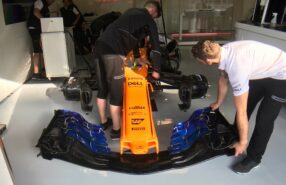 New McLaren MCL33 nose