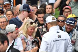 Marcus Ericsson Sauber F1 Team signs autographs for the fans at Formula One World Championship Spanish Grand Prix 2018