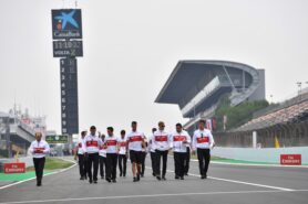 Marcus Ericsson Sauber F1 Team walks the track at Formula One World Championship Spanish Grand Prix 2018