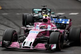 Esteban Ocon (FRA) Sahara Force India F1 VJM11. Monaco Grand Prix, Sunday 27th May 2018. Monte Carlo, Monaco.