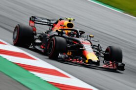 Max Verstappen driving the (33) Red Bull RB14 TAG Heuer in Austria at the Red Bull Ring (2018)