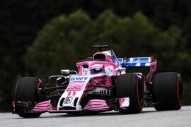 Sergio Perez (MEX) Sahara Force India F1 VJM11. Austrian Grand Prix 2018