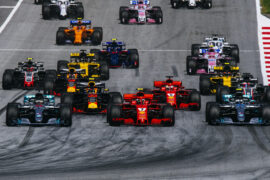 Kimi Raikkonen had the best start in the Ferrari in Austria 2018