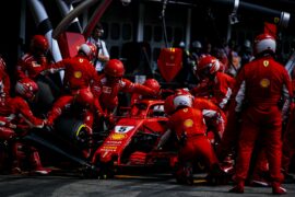 Sebastian Vettel Ferrari German GP F1/2018