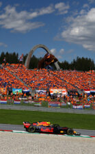 Max Verstappen driving the (33) Aston Martin Red Bull Racing RB14 TAG Heuer on track during the Formula One Grand Prix of Austria at Red Bull Ring