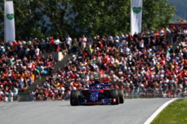 Pierre Gasly driving the (10) Scuderia Toro Rosso STR13 Honda on track during the Formula One Grand Prix of Austria