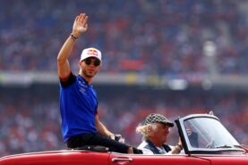 Pierre Gasly of France and Scuderia Toro Rosso waves to the crowd on the drivers parade before the Formula One Grand Prix of Germany at Hockenheimring on July 22, 2018 in Hockenheim, German