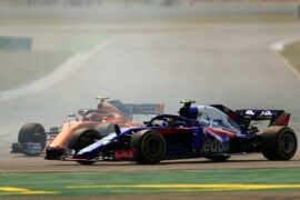 Pierre Gasly of France and Scuderia Toro Rosso driving the (10) Scuderia Toro Rosso STR13 Honda on track during the Formula One Grand Prix of Germany at Hockenheimring on July 22, 2018 in Hockenheim, Germany.