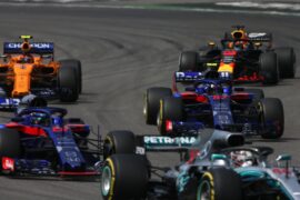 Pierre Gasly of France and Scuderia Toro Rosso driving the (10) Scuderia Toro Rosso STR13 Honda on track during the Formula One Grand Prix of Germany at Hockenheimring on July 22, 2018 in Hockenheim, Germany.