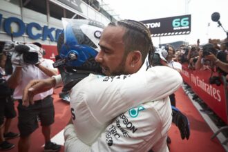 Fórmula 1 - Mercedes-AMG Petronas Motorsport, Alemão GP 2018. Lewis Hamilton, Valtteri Bottas