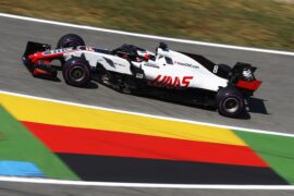 Romain Grosjean on track German GP F1/2018